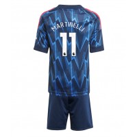 Arsenal Gabriel Martinelli #11 Vonkajší Detský futbalový dres 2025-26 Krátky Rukáv (+ trenírky)
